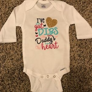 I’ve got dibs on daddy’s heart onesie